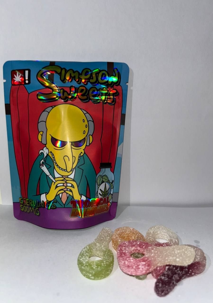 TROPICAL DUMMIES - Simpson Edible 500MG TROPICAL DUMMIES - Simpson Edible 500MG